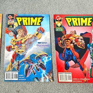 "Prime" Malibu Comics Book Set issue # 8, 9, 10, 12 1996